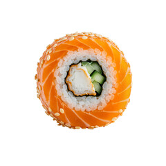 Sushi Roll with Salmon and Avocado – Symbol of Culinary Art, Balance, and Freshness
