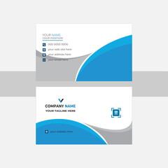  Double-sided creative business card template. Portrait and landscape orientation. Horizontal and vertical layout. Vector illustration