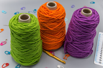 Multi-colored Cotton Cones
