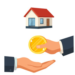 Buying a house involves exchanging money and legal agreements in the real estate market today