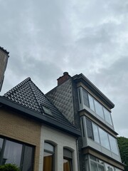 Slate siding on a building