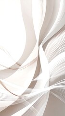 Abstract flowing shapes