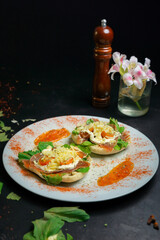 Delicioso desayuno italiano