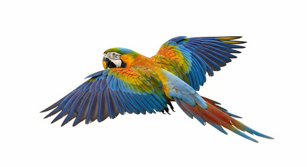 Fototapeta premium blue and yellow macaw