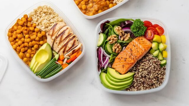 Healthy Meal Prep: Delicious, Colorful, and Nutritious Food Bowls