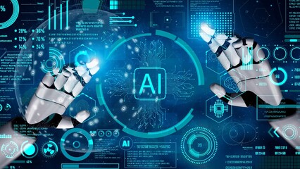 AI Assistant Brain Processor with LLM Technology, Big Data, Machine Learning, Generative AI for Business Support, Future Agentic AI Technology and Artificial Intelligence Prompt Engineering. Thunk