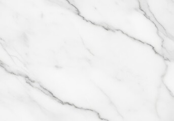 Elegant white marble with subtle gray veining texture background