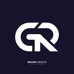 CR GR Monogram Logo Brand Identity
