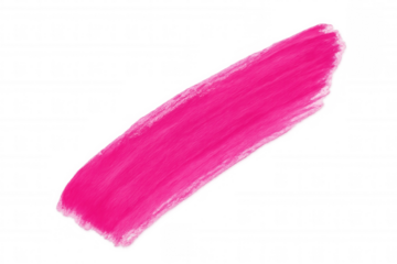 Pink brush stroke painting on transparent background, perfect for adding a splash of color to any design project