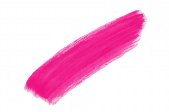 Pink brush stroke painting on transparent background, perfect for adding a splash of color to any design project