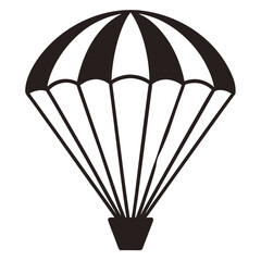 Creative details Parashoot icon vector illustration	