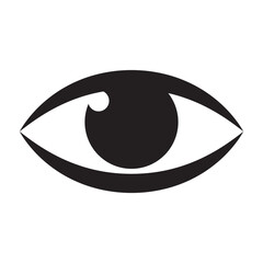 Human eye icon. Vision symbol.