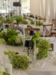 table setting for a wedding