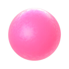Obraz premium Shiny pink bubble isolated
