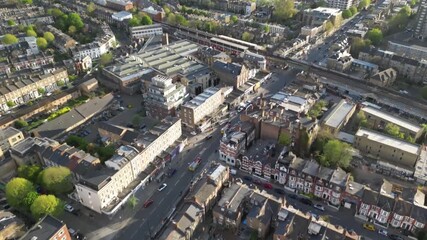 Flight over the Westfield, London - Drone footage