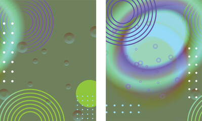 Modern circle line abstract colorful design for  cover design, website, banner, flyer,