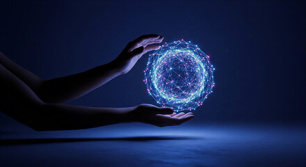 A Circle of Silhouettes Representing Global Support and Shared Responsibility

