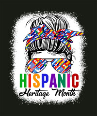 Obraz premium National Hispanic Heritage Month Superior