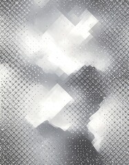 Abstract geometric design in grayscale