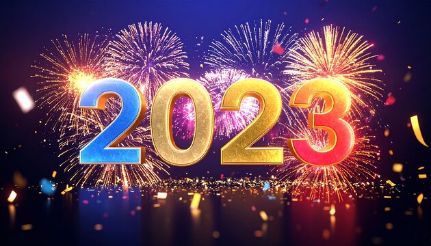 New Year's 2023 celebration - Powered by Adobe