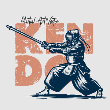 Martial Art vector 1_Kendo 1