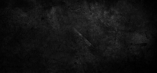 Dark grey textured grunge concrete black wall background