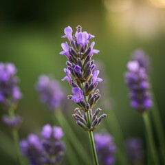 Obraz premium Closeup lavender flower cluster