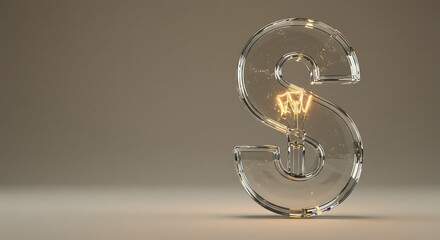 Financial Idea - Dollar Sign Lightbulb.