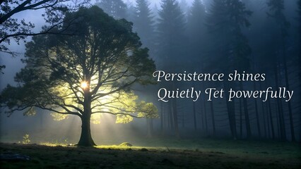 The Quiet Power of Persistence in a Magical Forest.