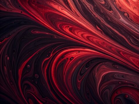 Fototapeta red wallpaper.Red glowing neon circle wallpaper with futuristic abstract symmetry, digital cyber light effects, modern gradient patterns, and stylish bold decorative background design.