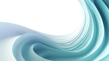 Abstract circular gradient waves radiating softly with smooth motion and wide central copy space, minimal modern background design ideal for branding, advertising, presentations, banners and websites