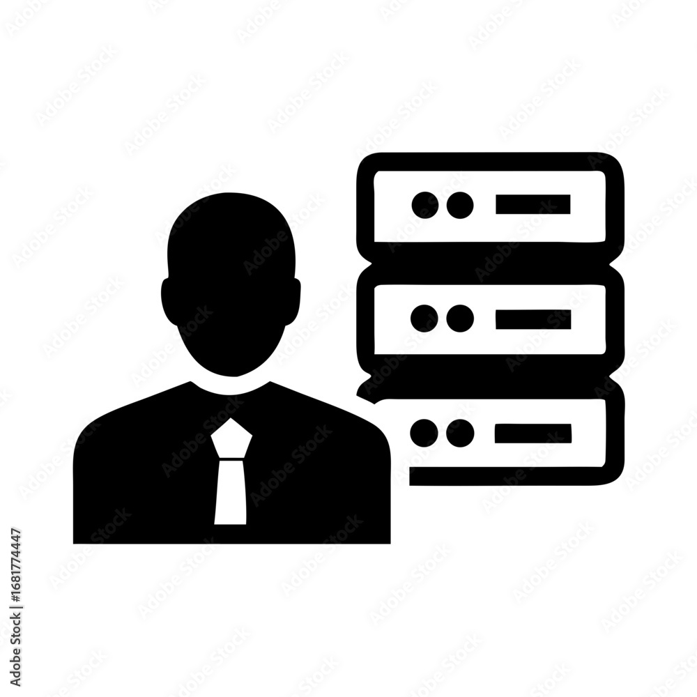 Aufkleber it administrator server management system engineer network engineer data center specialist expert 90