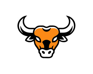 Bull Taurus Logo Template vector icon illustration