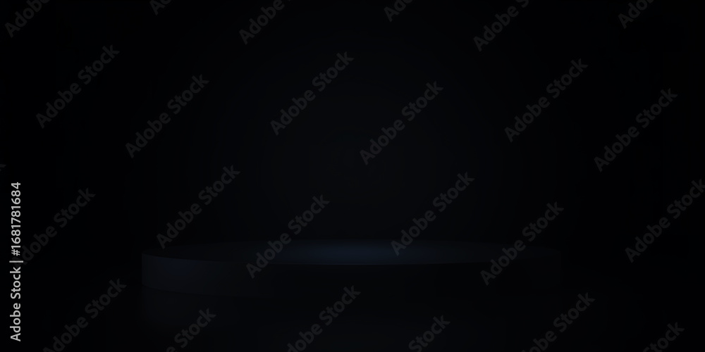 Poster A very dark image showing a faint light source on the horizon with a gradient effect visible
