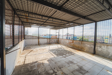 Urban Rooftop Terrace: A Sunlit Enclave