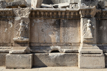 The ancient city of Sagalassos, a historical place in the city of Burdur.