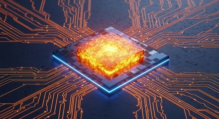 Powerful Molten Core Processor on a Wet Circuit Board