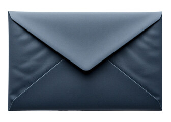A simple white envelope containing a blank card is a clear symbol of empty communication