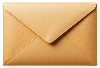 An open envelope revealing a blank card on a white background, symbolizing communication and a new message