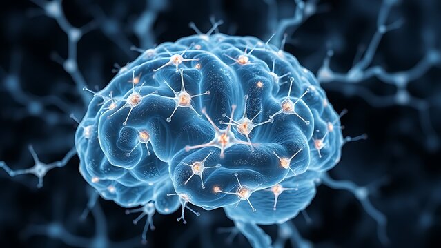 Crystalline lithium structures branching like neurons through aged brain tissue.