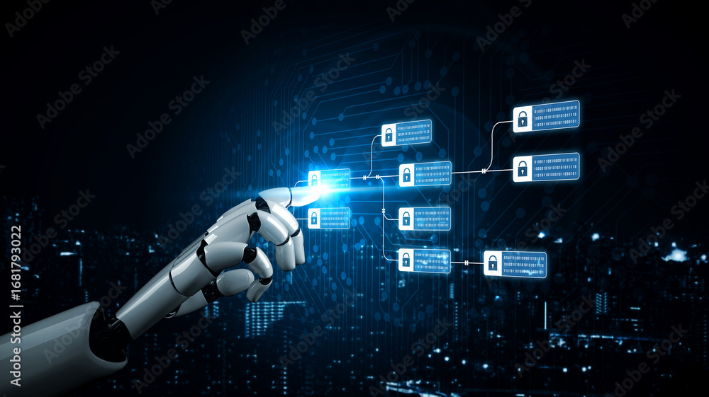 Aufkleber ai enhances blockchain systems by securing encrypted data chains, verifying transactions, and optimi