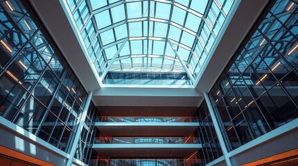 escalator in a building