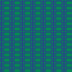 Green and Blue Plaid Pattern