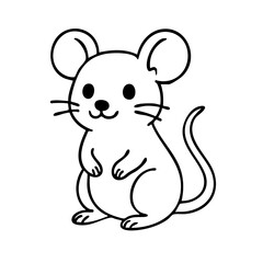 Mouse coloring page