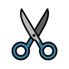 scissors isolated on white