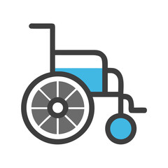wheelchair icon vector illustration
