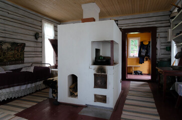 Russian oven in the house.