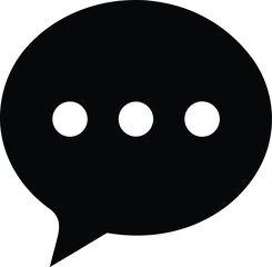Speech Bubble with Dots Icon