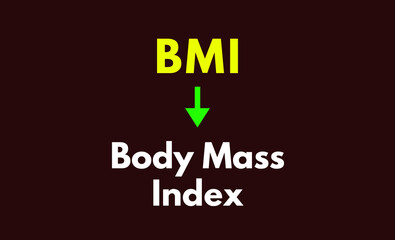 Obraz premium BMI Meaning, Body Mass Index