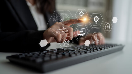 AI learning system involves deep learning, supervised machine learning, and natural language...